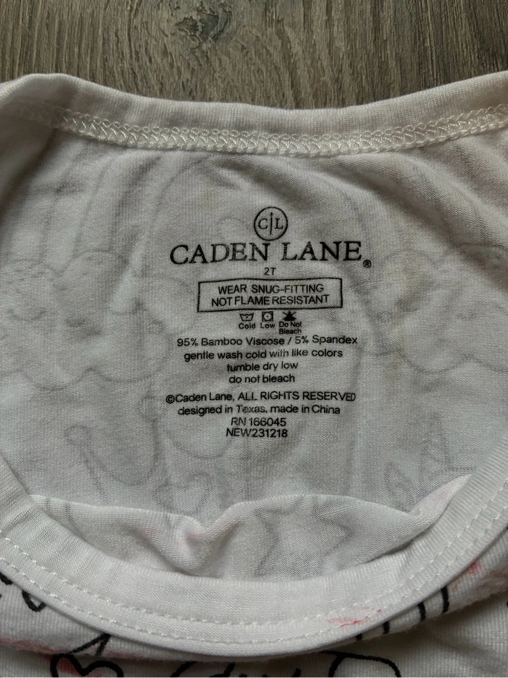 Caden Lane Color Me Pajamas 2T